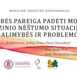 VALSTYBĖS PAREIGA PADĖTI MOTERIMS KRIZINIO NĖŠTUMO SITUACIJOJE: GALIMYBĖS IR PROBLEMOS