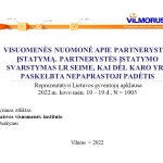 LIETUVOS GYVENTOJŲ NUOMONIŲ APKLAUSA
