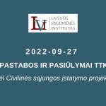 LVI teikiamos pastabos ir pasiūlymai TTK dėl Civilinės sąjungos įstatymo projekto