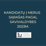 Kandidatų į merus sąrašas pagal savivaldybes, 2023 m.