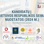 Šarūnas Legatas. LVI tyrimas. Kokias nuostatas atstovauja neparlamentinės partijos, siekiančios pate...