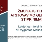 Mokymai „ŽMOGAUS TEISIŲ ATSTOVAVIMO GEBĖJIMŲ STIPRINIMAS“