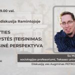 Susitikimas Vilniuje su M. REGNERUS „Vienos lyties partnerystės įteisinimas: sociologinė perspektyva...