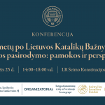[Konferencija] 50 metų po Lietuvos katalikų Bažnyčios kronikos pasirodymo: pamokos ir perspektyvos
