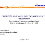 LIETUVOS GYVENTOJŲ NUOMONĖS APKLAUSA DĖL CIVILINĖS SĄJUNGOS ĮSTATYMO