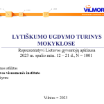 Visuomenės nuomonės apklausa dėl lytiškumo ugdymo turinio mokyklose